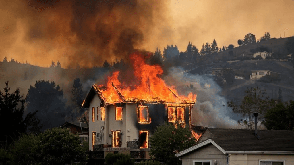 Fire damage